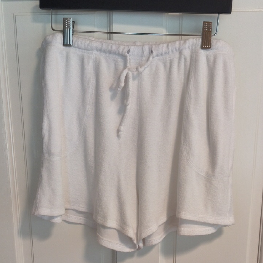 SOUTHCOTT Women's Soft White Terry Athletic Shorts